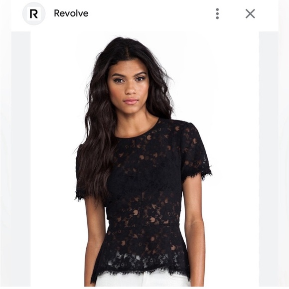 COPY - (2) BCBGMaxAZRIA “Evia” lace, peplum, unlined, short sleeves (1.) Med (2… - Picture 12 of 16